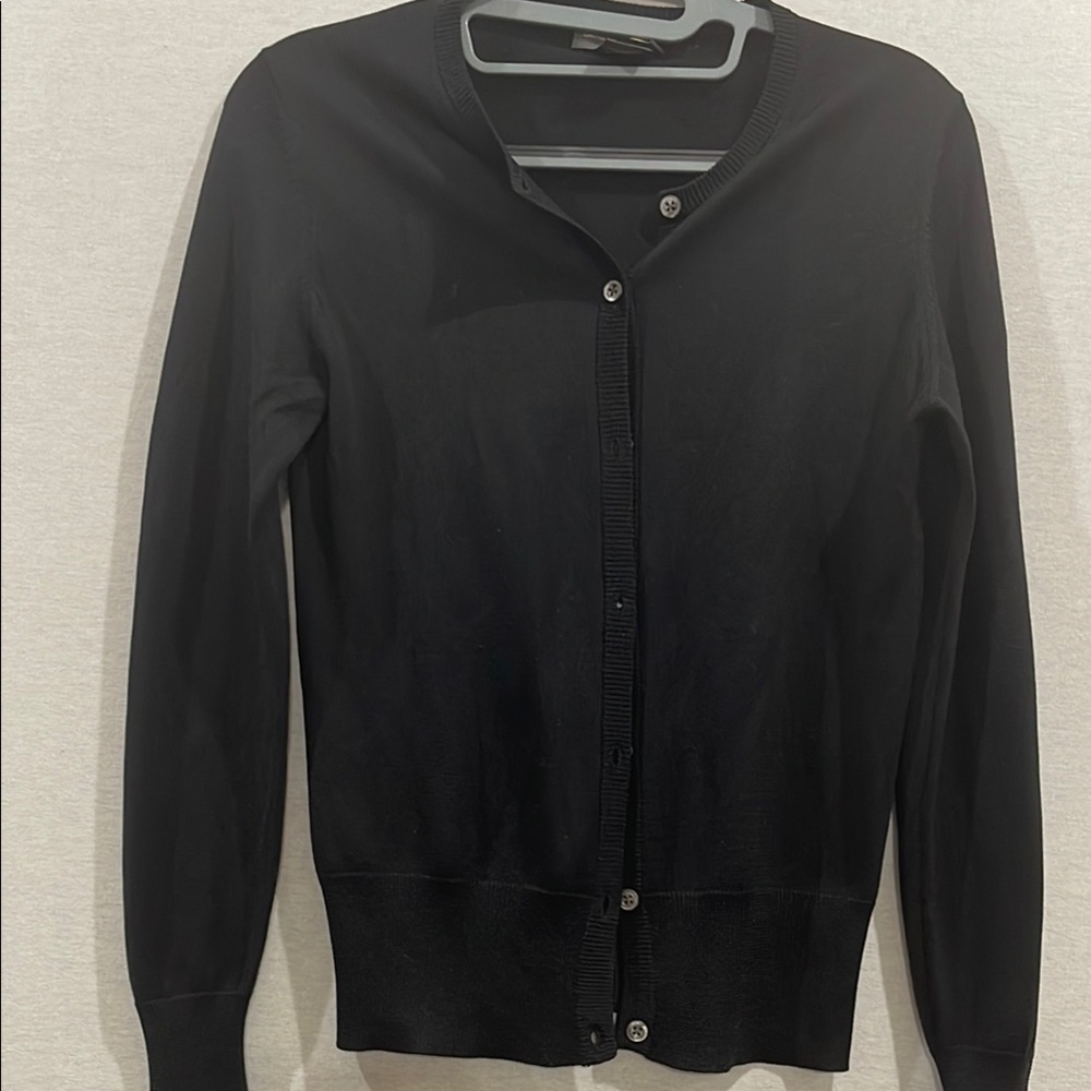 Black Banana Republic Button-Up Cardigan